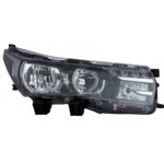 Фара правая под корректор с led (светодиоды) внутри черная Toyota Corolla E180