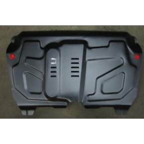 Защита картера (двигателя) + кпп с креплениями (2.0 , 2.5 , 2.7 , 3.5) большая Toyota HighLander - 2 поколение