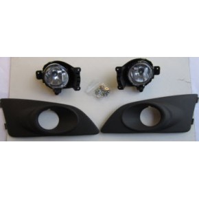 Комплект противотуманных фар с решетками бампера Chevrolet Aveo T300