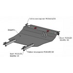 Защита картера (двигателя) с креплениями (1.5) Chevrolet Lanos Daewoo Lanos