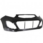 Передний бампер с отверстиями под противотуманки KIA Picanto - 2 поколение