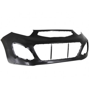 Передний бампер с отверстиями под противотуманки KIA Picanto - 2 поколение