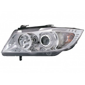 Тюнинг - комплект линзованных фар ангельские глазки BMW E90 седан / E91 универсал