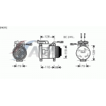 Компрессор кондиционера Iveco Stralis