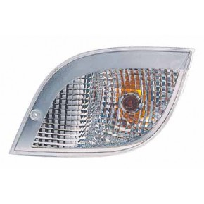 Указатель поворота угловой левый белый Mercedes Atego