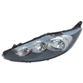 Фара левая внутри чёрная Ford Fiesta - 6 поколение