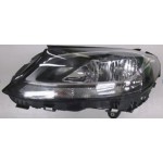Фара левая с регулирующим мотором с led (светодиоды) внутри чёрная Mercedes W205