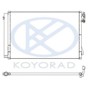 Конденсатор (радиатор) кондиционера BMW E90 седан / E91 универсал
