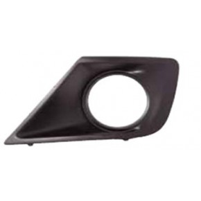 Решётка в передний бампер левая с отверстием под птф Peugeot 207