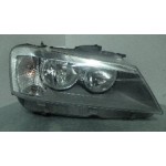Левая фара с регулирующим мотором внутри черная BMW F25 X3