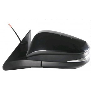 Зеркало левое электрическое с подогревом автоскладыватель с указателем поворота Toyota HighLander - 3 поколение