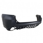 Бампер задний с отверстиями под датчики Toyota HighLander - 3 поколение