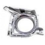 Решётка в передний бампер правая с отверстием под птф Toyota Land Cruiser 200