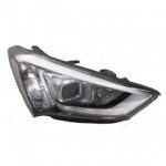 Фара правая линзованная +/- корректор с led (светодиоды) Hyundai Santa FE - 3 поколение