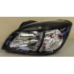 Фара левая внутри чёрная KIA Rio - 2 поколение