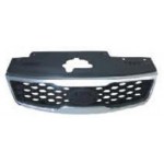 Решётка радиатора с хром молдингом KIA Rio - 2 поколение