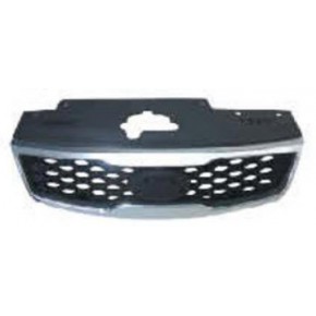 Решётка радиатора с хром молдингом KIA Rio - 2 поколение