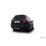 Защита заднего бампера d57 короткая Chevrolet Captiva