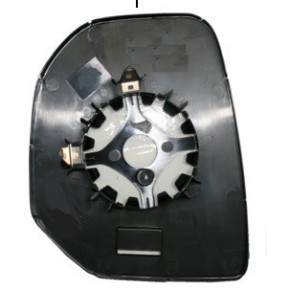 Стекло левого зеркала с подогревом (выпуклое) Citroen Berlingo