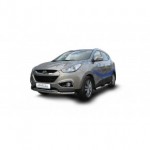 Защита переднего бампера d57/42 двойная радиусная Hyundai IX35