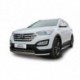 Защита переднего бампера d57/42 двойная Hyundai Santa FE - 3 поколение