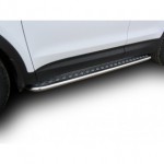 Пороги d42 с листом Hyundai Santa FE - 3 поколение
