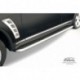 Пороги d57 с листом квинтет черные Infiniti FX 35 / 37 / 50