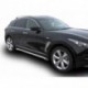 Пороги d76 с гибами Infiniti FX 35 / 37 / 50