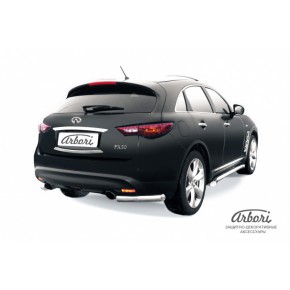 Уголки d57 Infiniti FX 35 / 37 / 50