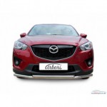 Защита переднего бампера d57/42 двойная Mazda CX5