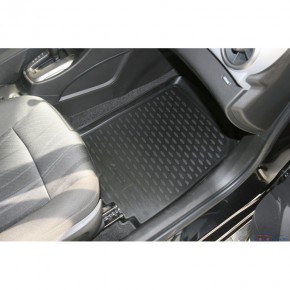 Пороги d42 с листом квинтет черные Mazda CX5