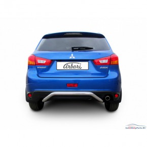 Защита заднего бампера d57 скоба Mitsubishi ASX