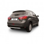 Защита заднего бампера d76 короткая Mitsubishi ASX