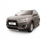 Защита переднего бампера d57 короткая Mitsubishi ASX