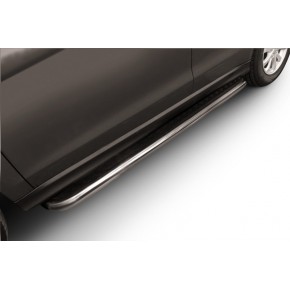 Пороги d42 с листом квинтет черные Mitsubishi ASX