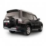 Защита заднего бампера d76 короткая Mitsubishi Pajero - 4 поколение