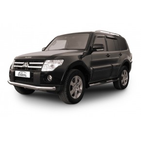 Защита переднего бампера d76 Mitsubishi Pajero - 4 поколение