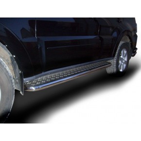 Пороги d57 с листом Mitsubishi Pajero - 4 поколение