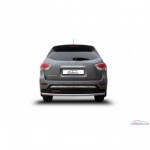 Защита заднего бампера d57 Nissan Pathfinder R52