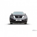 Защита переднего бампера d57 Nissan Pathfinder R52