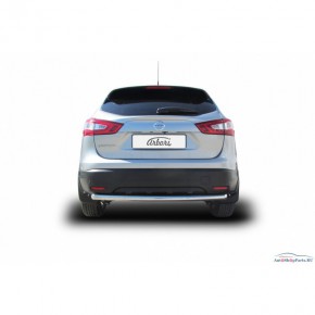 Защита заднего бампера d57 Nissan Qashqai