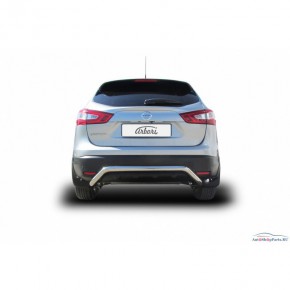 Защита заднего бампера d57 скоба Nissan Qashqai