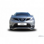 Защита переднего бампера d57 волна Nissan Qashqai