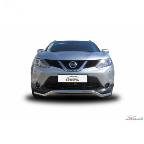 Защита переднего бампера d57 волна Nissan Qashqai