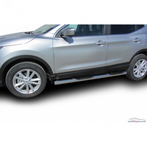 Пороги d76 с проступью Nissan Qashqai