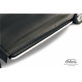 Пороги d57 с листом Toyota HighLander - 3 поколение