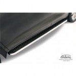 Пороги d57 с листом квинтет черные Toyota HighLander - 3 поколение