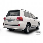 Защита заднего бампера d76 Toyota Land Cruiser 200