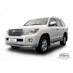 Защита переднего бампера d76 Toyota Land Cruiser 200