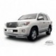 Защита переднего бампера d57/57 двойная с защитой двигателя Toyota Land Cruiser 200